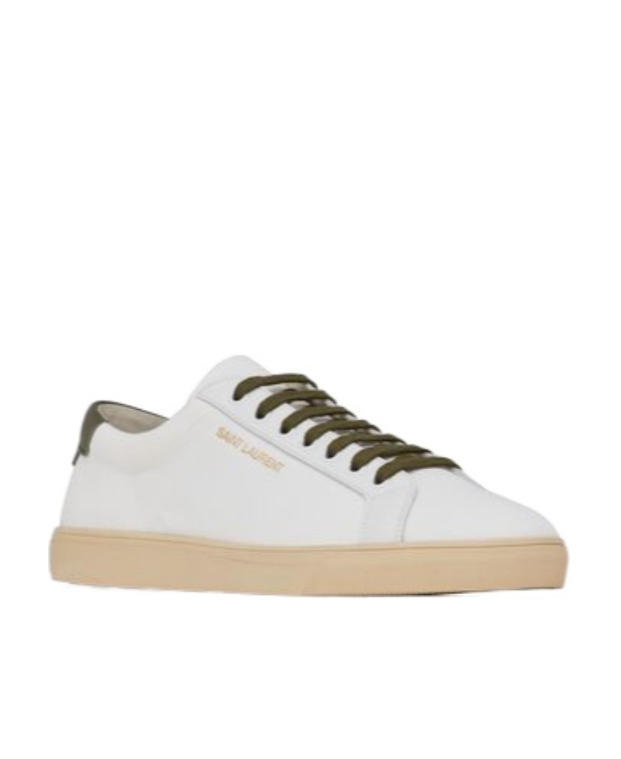 Saint Laurent Andy Low Top Sneaker In White