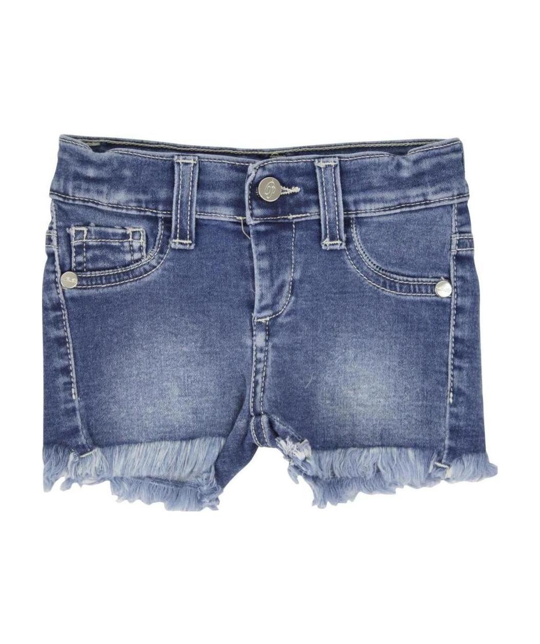 Miss Blumarine Denim Shorts In Blue