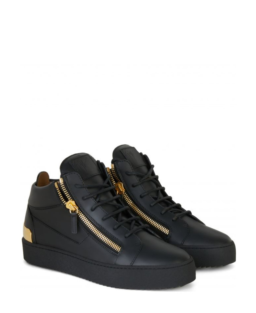 Shop Giuseppe Zanotti High Upper Board Shoes In Black