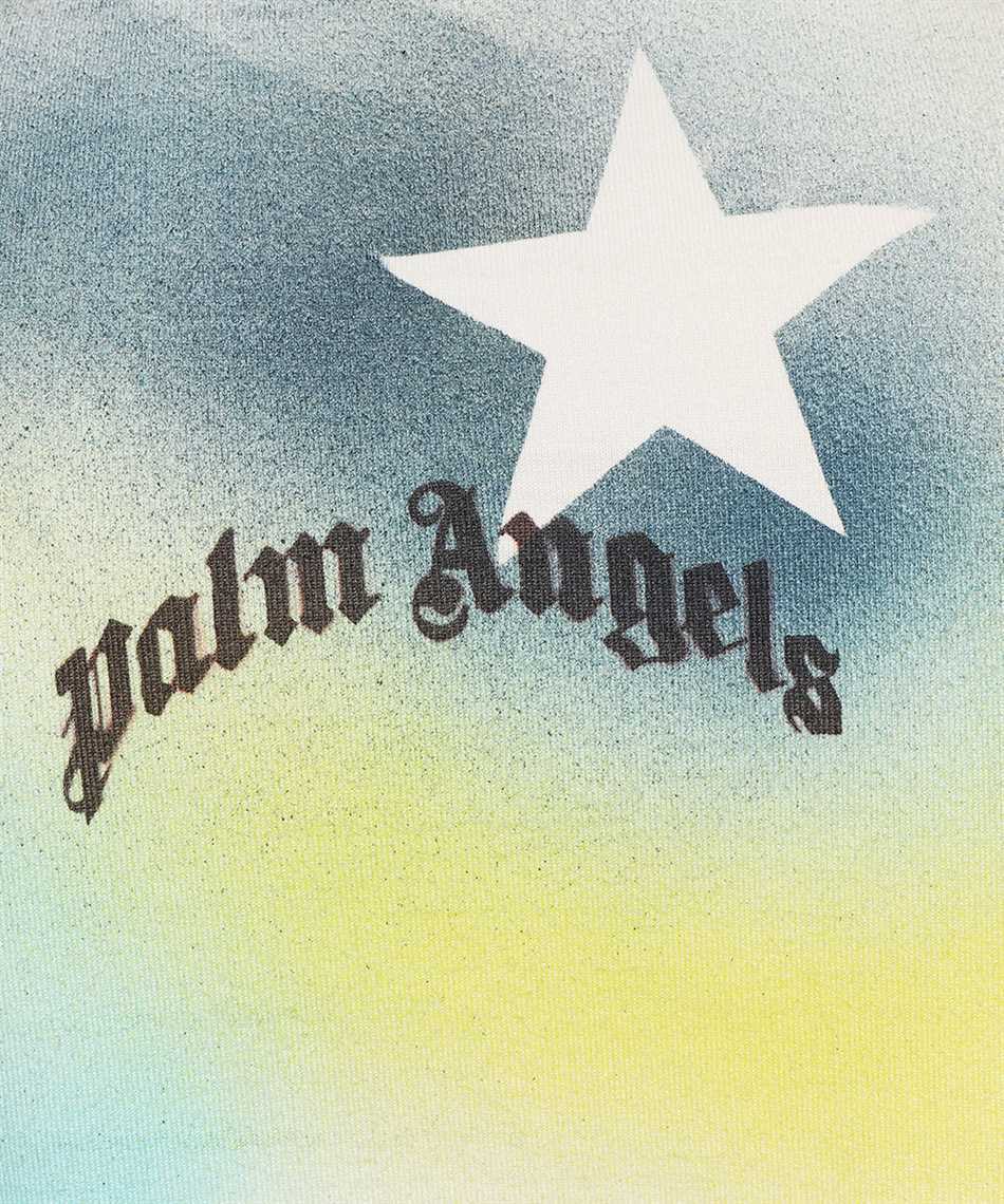 Palm Angels Sprayed Stars Vintage T-shirts In White