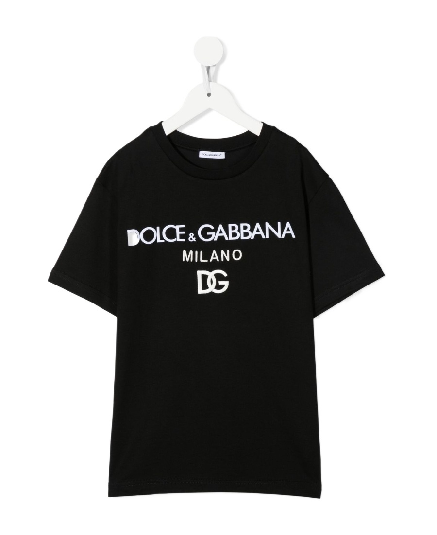 Dolce & Gabbana T-shirt Con Stampa In Black
