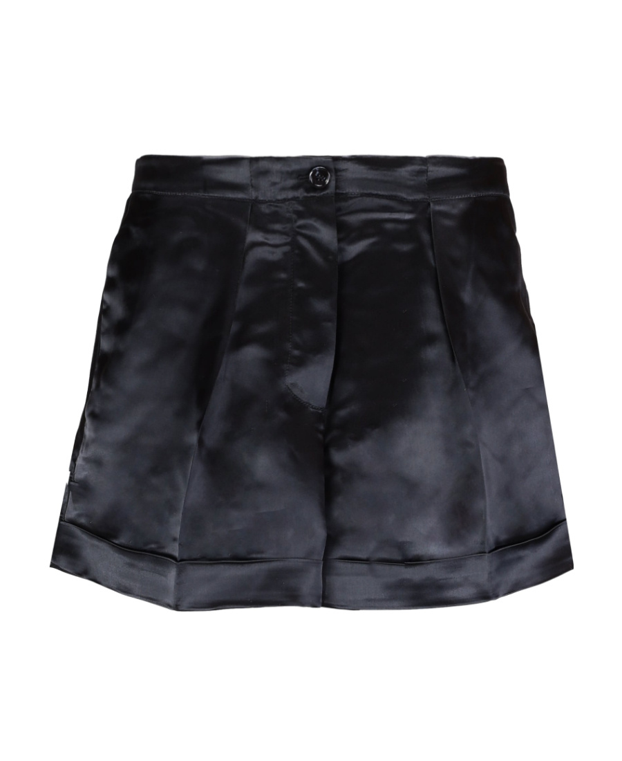 Acne Studios Tailored Satin Shorts In Black