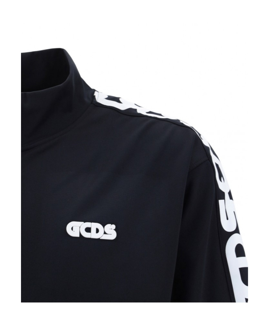 Gcds Logo-print Track Jacket In Black