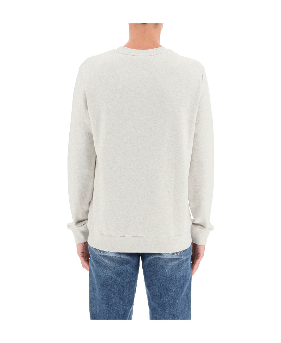 Apc Grey Rufus Sweatshirt In White