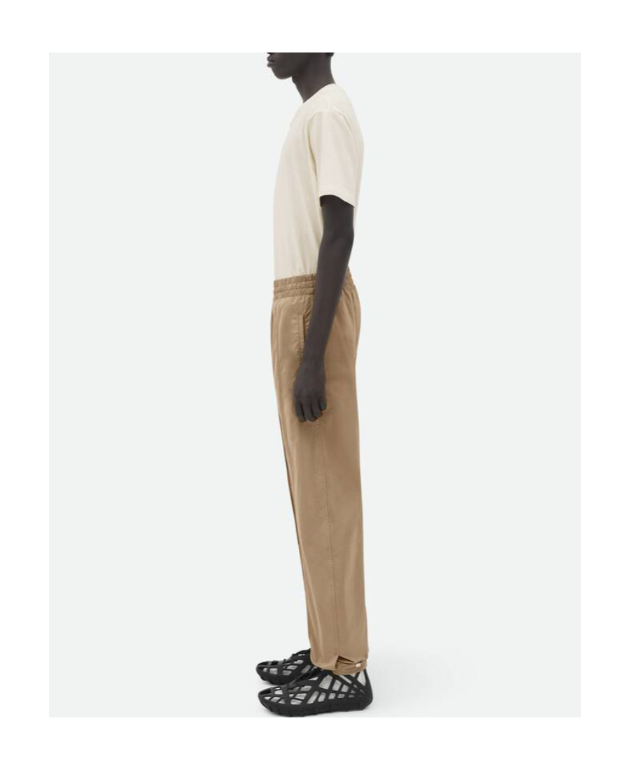 Bottega Veneta Tech Raised-seam Track Pants In Brown