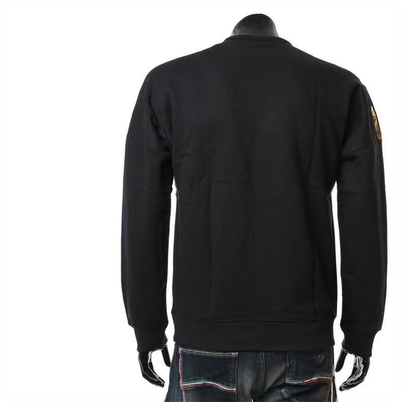 Ea7 Logo-print Detail Sweatshirt In Black