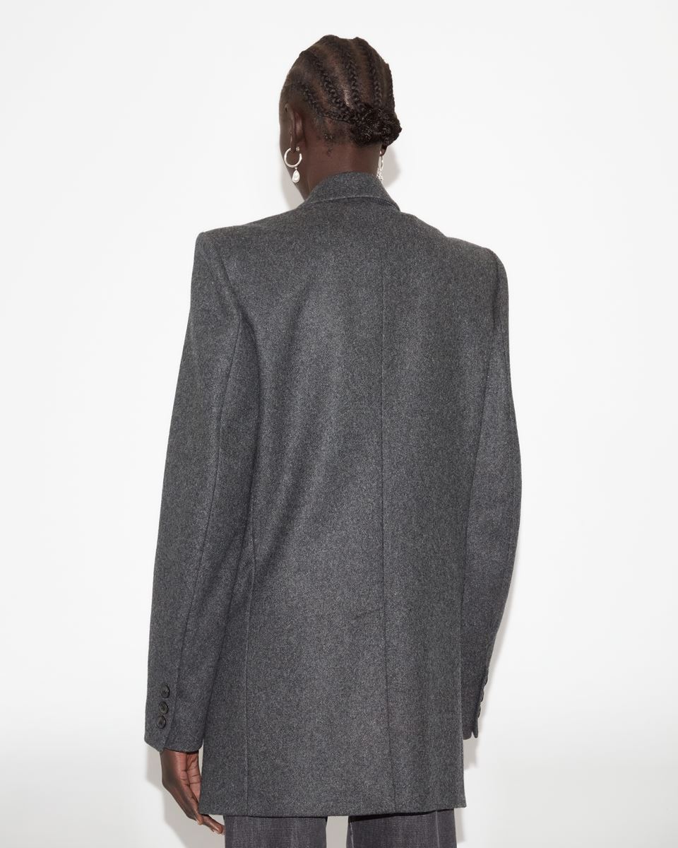 ISABEL MARANT FLOYD ORGANIC WOOL COAT
