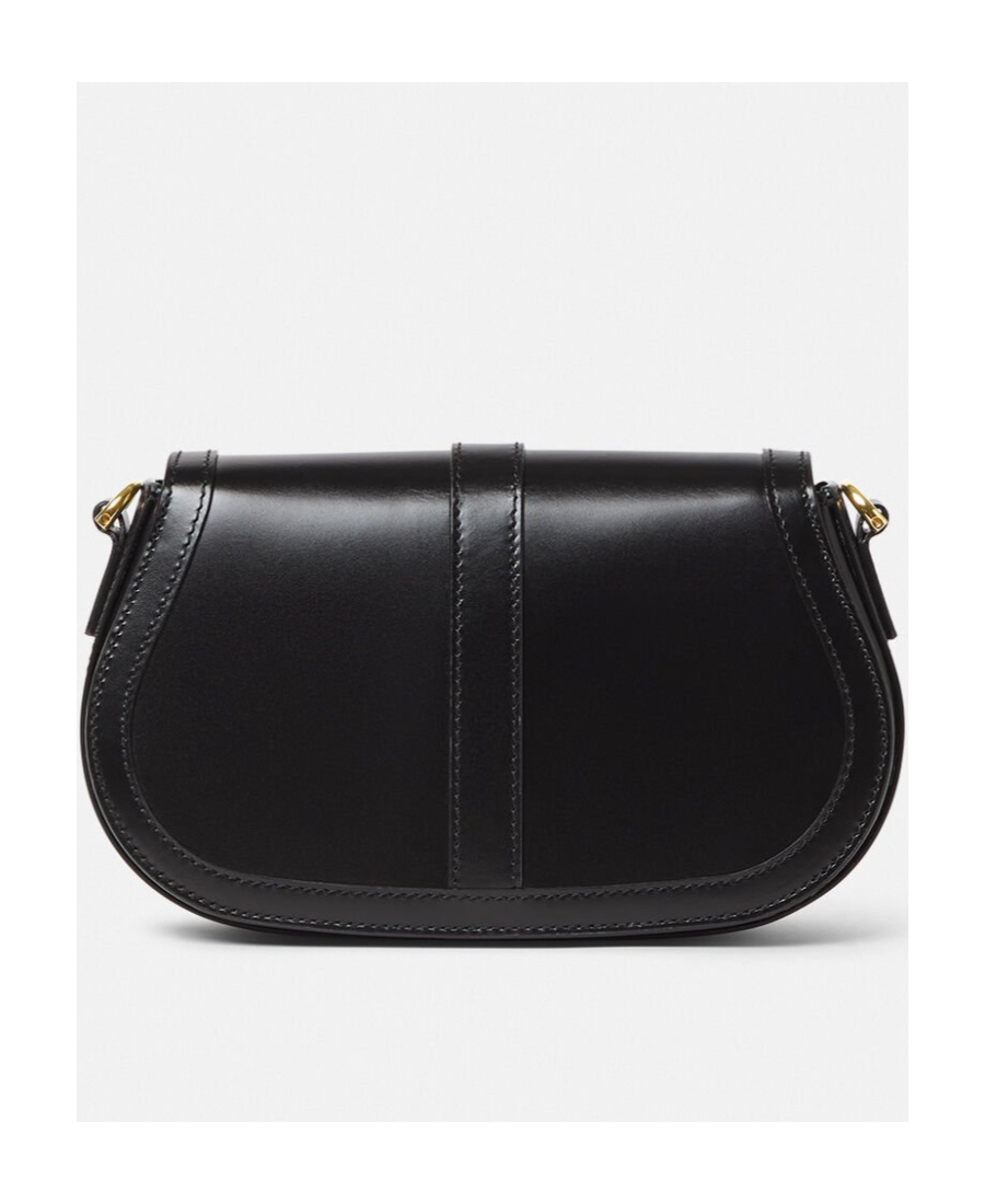 Versace Greca Goddess Leather Crossbody Bag In Black