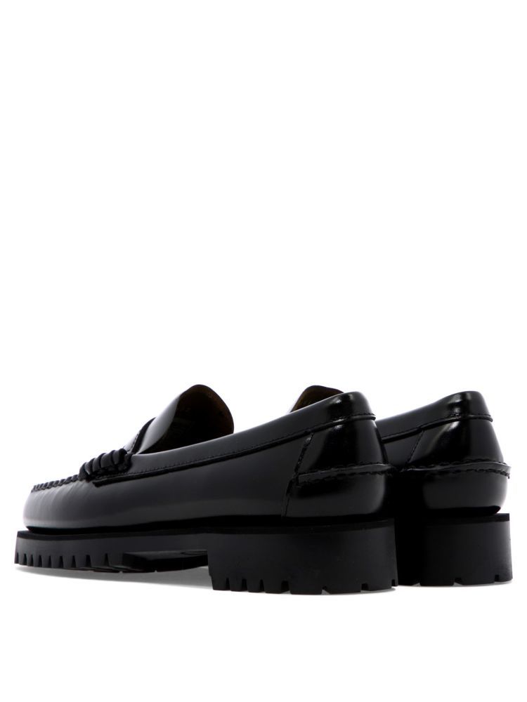 Sebago Dan Lug Loafers In Black