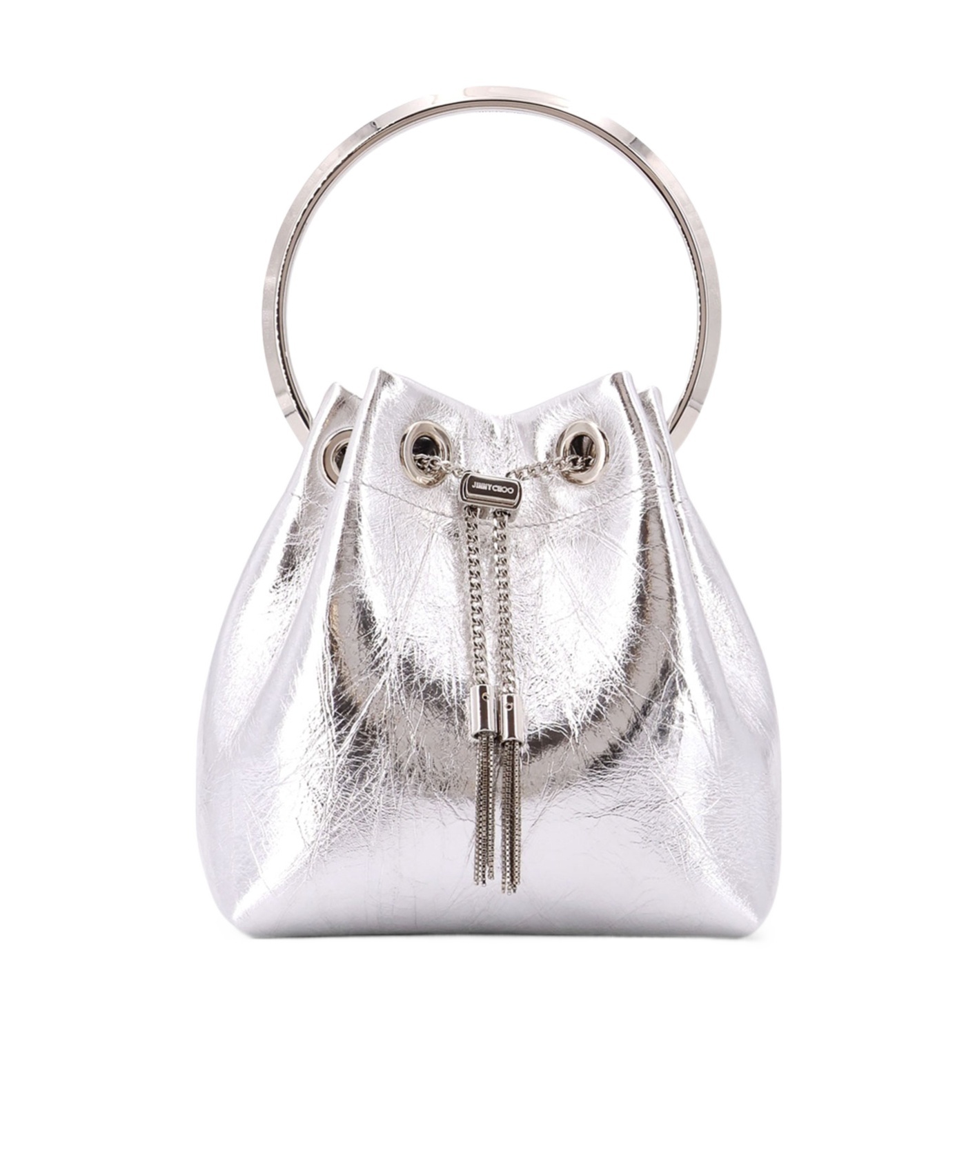 Jimmy Choo Round Handle Leather Handbag