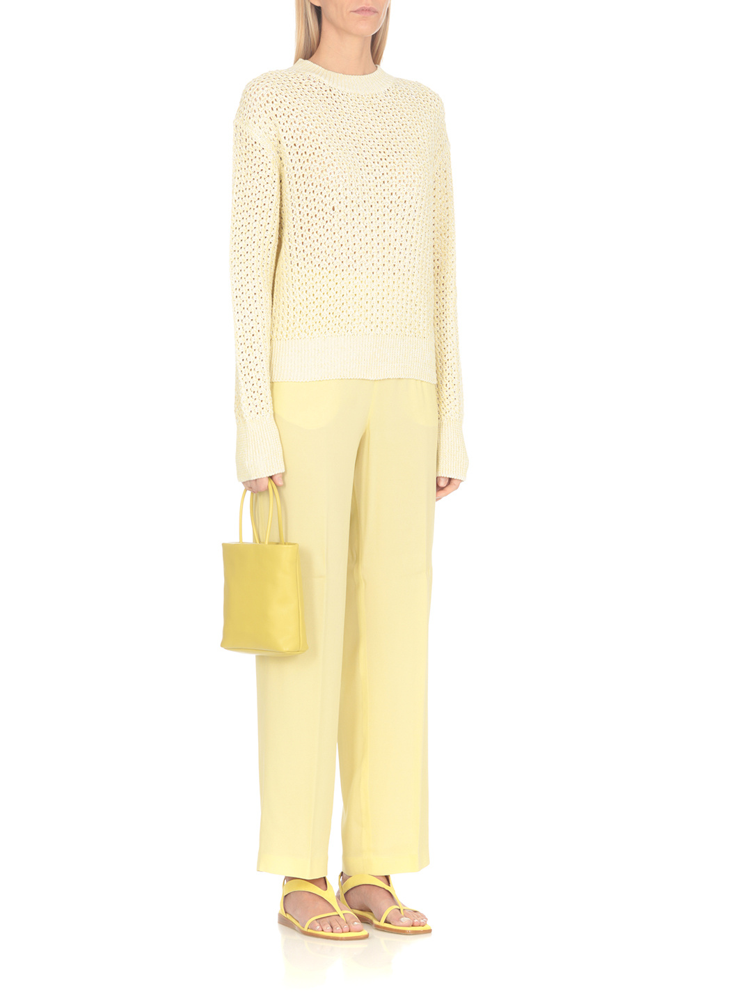 Fabiana Filippi Sweaters Yellow In Nude