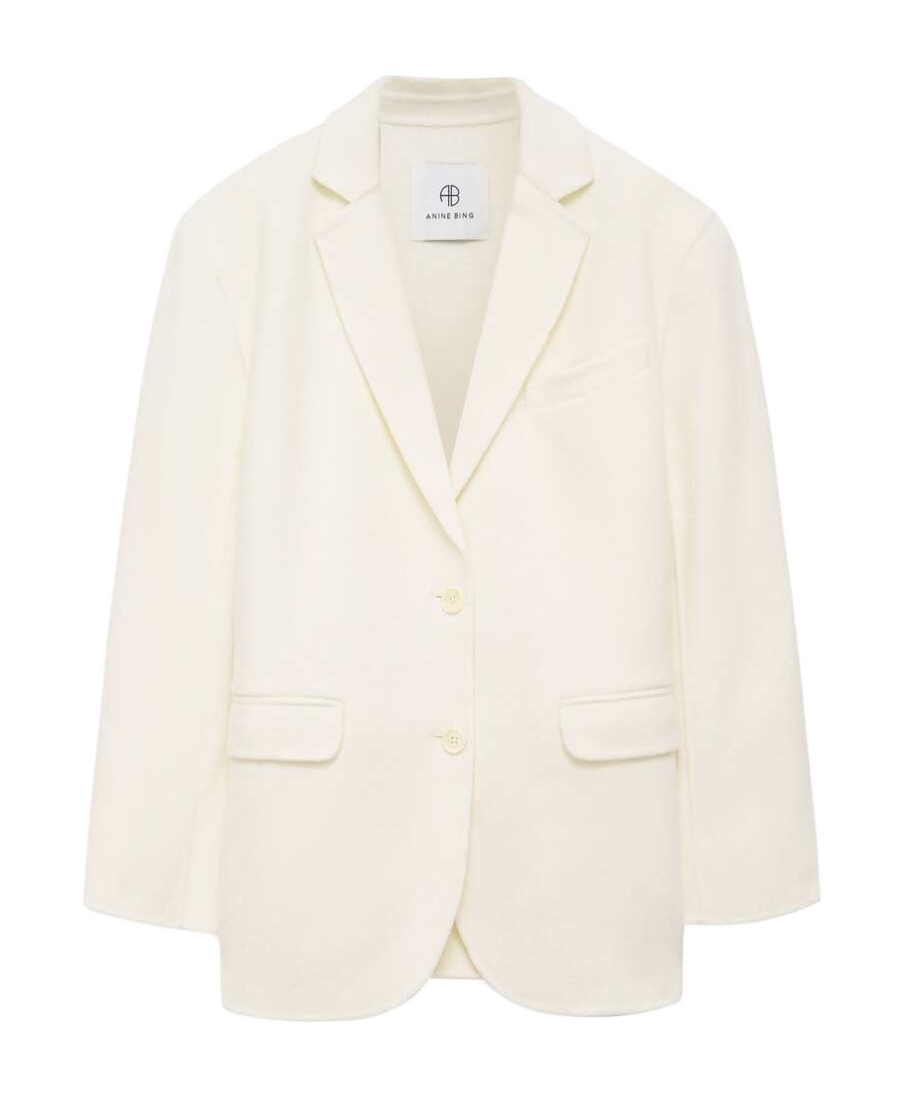 ANINE BING QUINN SINGLE-BREASTED BLAZER
