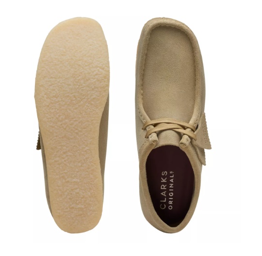 Clarks Men's Wallabee Loafer In Maple Suede In Brown