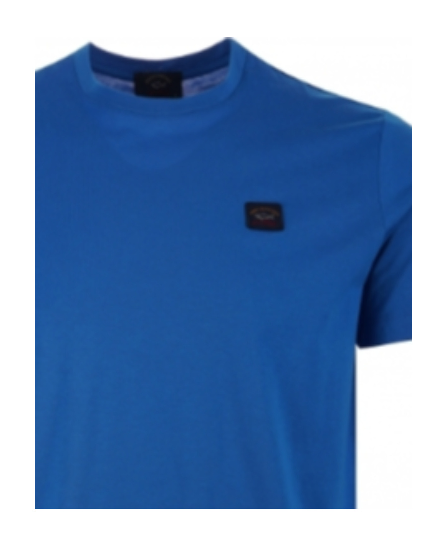 Paul & Shark Logo Patch T-shirt In Blue