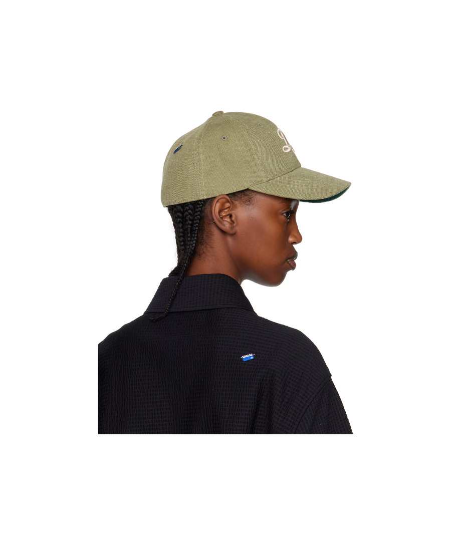 Ader Error Cursive Trs Baseball Cap In Blue