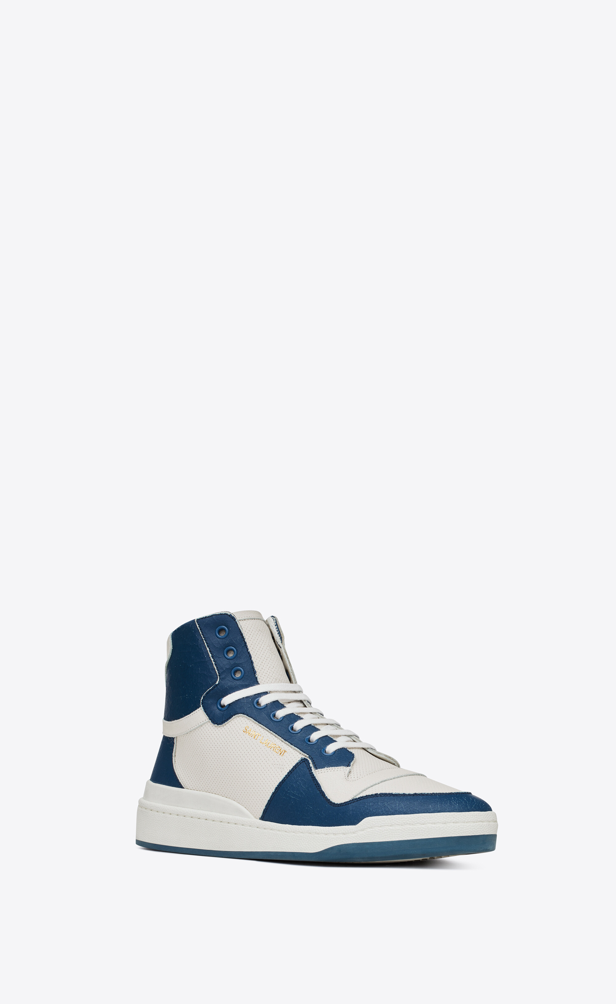 Saint Laurent High-top Sneakers In White