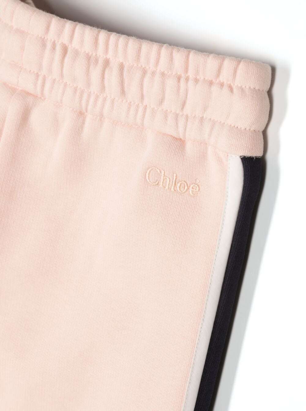 Chloé Kids Drawstring Trousers In Nude