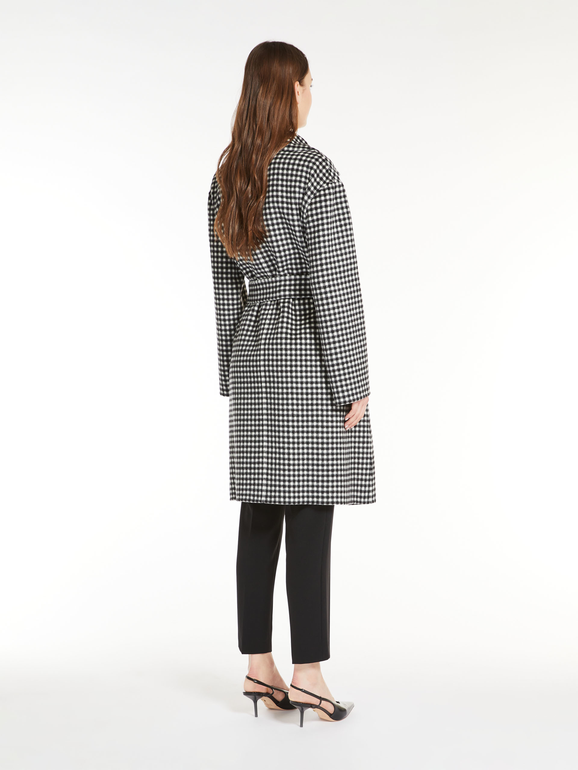 MAX MARA PLAID WOOL COAT 