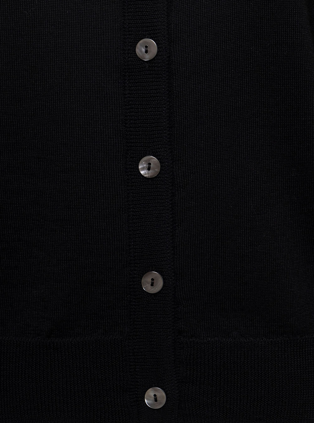 Apc Fine-knit Long-sleeve Cardigan In Black
