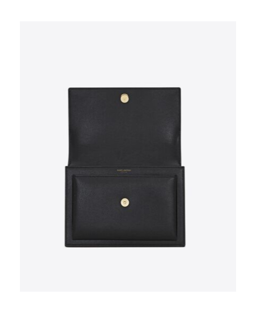 Saint Laurent Medium Sunset Shoulder Bag In Black
