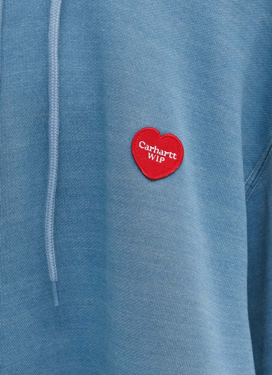 Carhartt Hooded Ingo Sweater Kangaroo Pockets In Blue