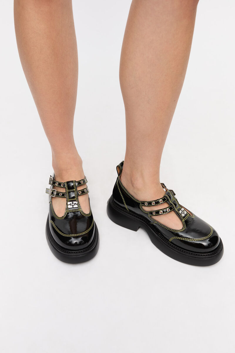 GANNI GANNI LOAFERS SHOES MADE OF ECO LEATHER