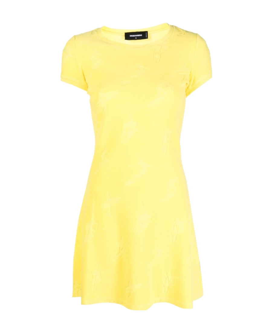 Dsquared2 Dsquared Women Mini Dress In Yellow
