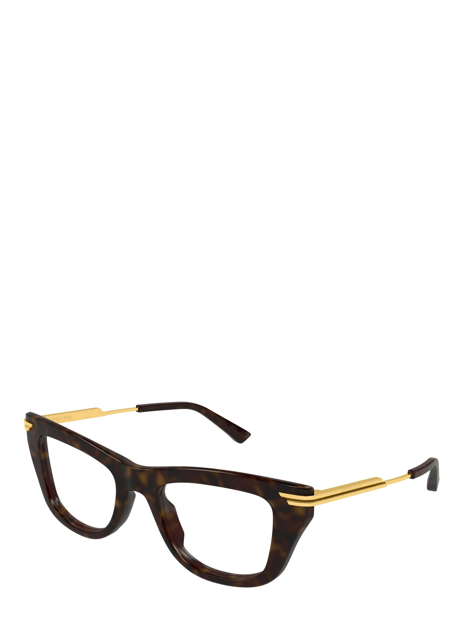 Bottega Veneta Eyewear Cat-eye Frame Glasses In Black