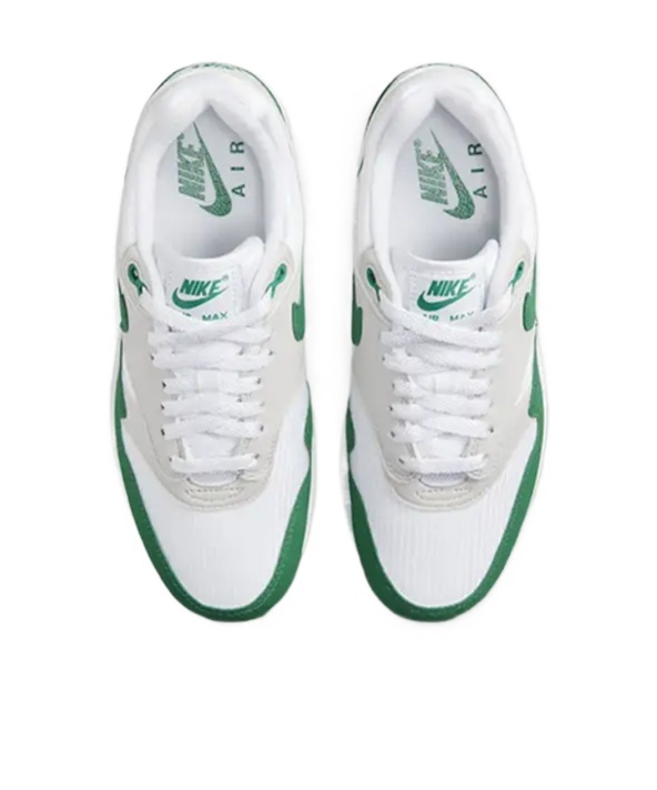 Nike Air Max 1 Sneakers In Green-gray In White