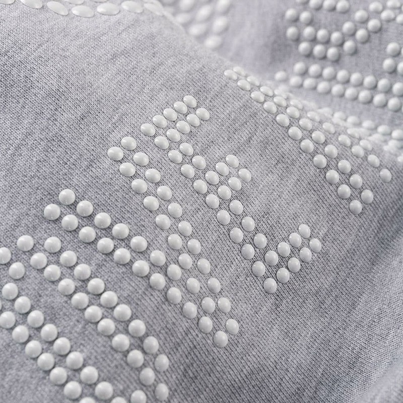 Moschino Logo Rivet Sweater In Gray