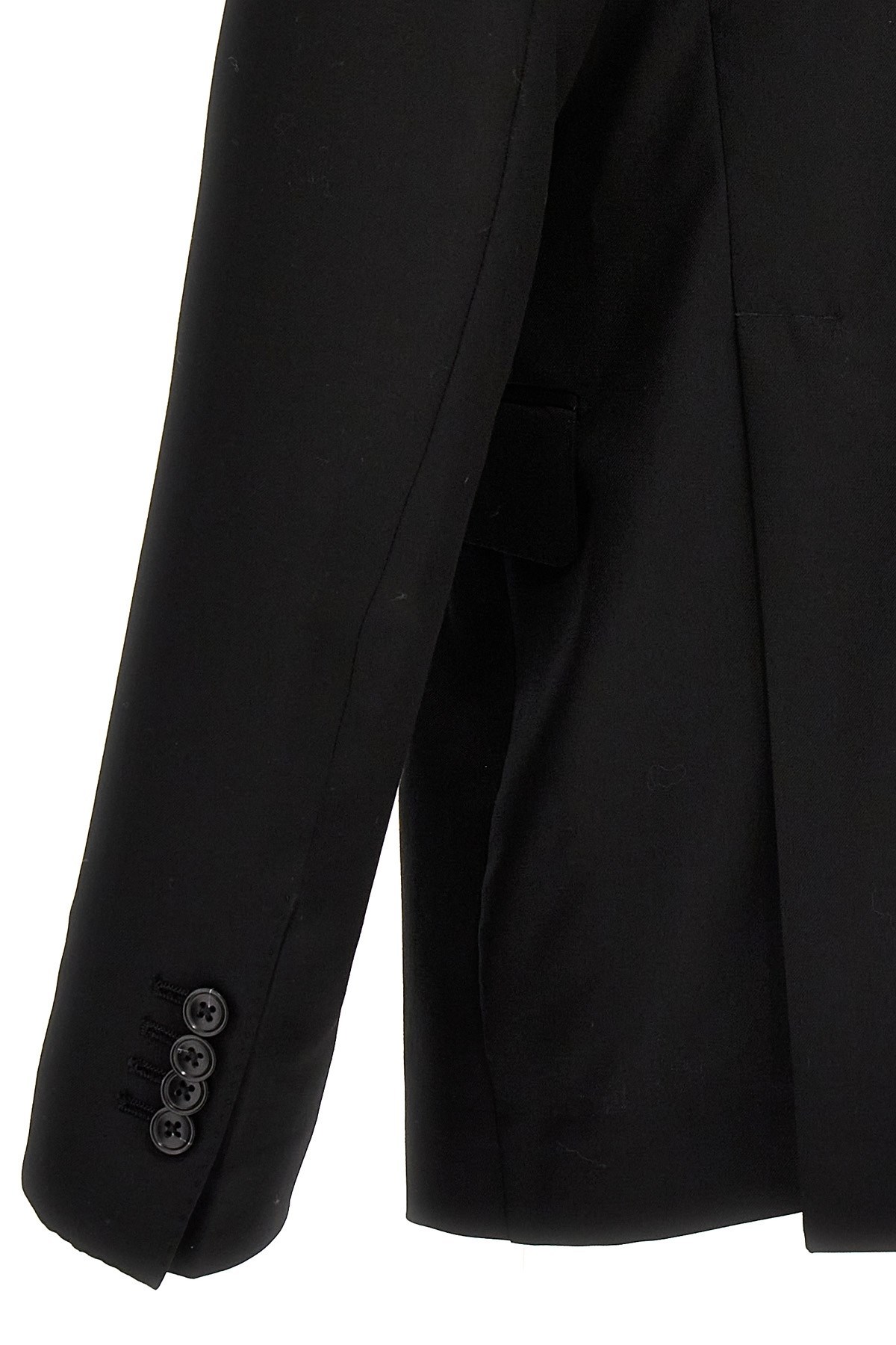Tagliatore Naples Suit With Double Breasted Jacket In Black