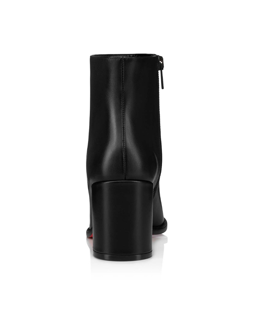 Christian Louboutin Logo Boots In Black