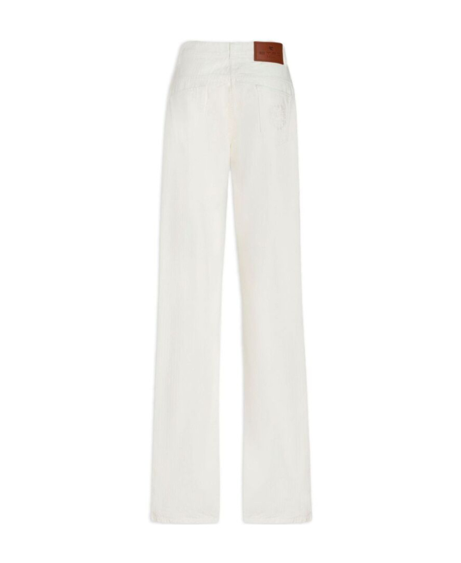 ETRO BELT RING DENIM TROUSERS