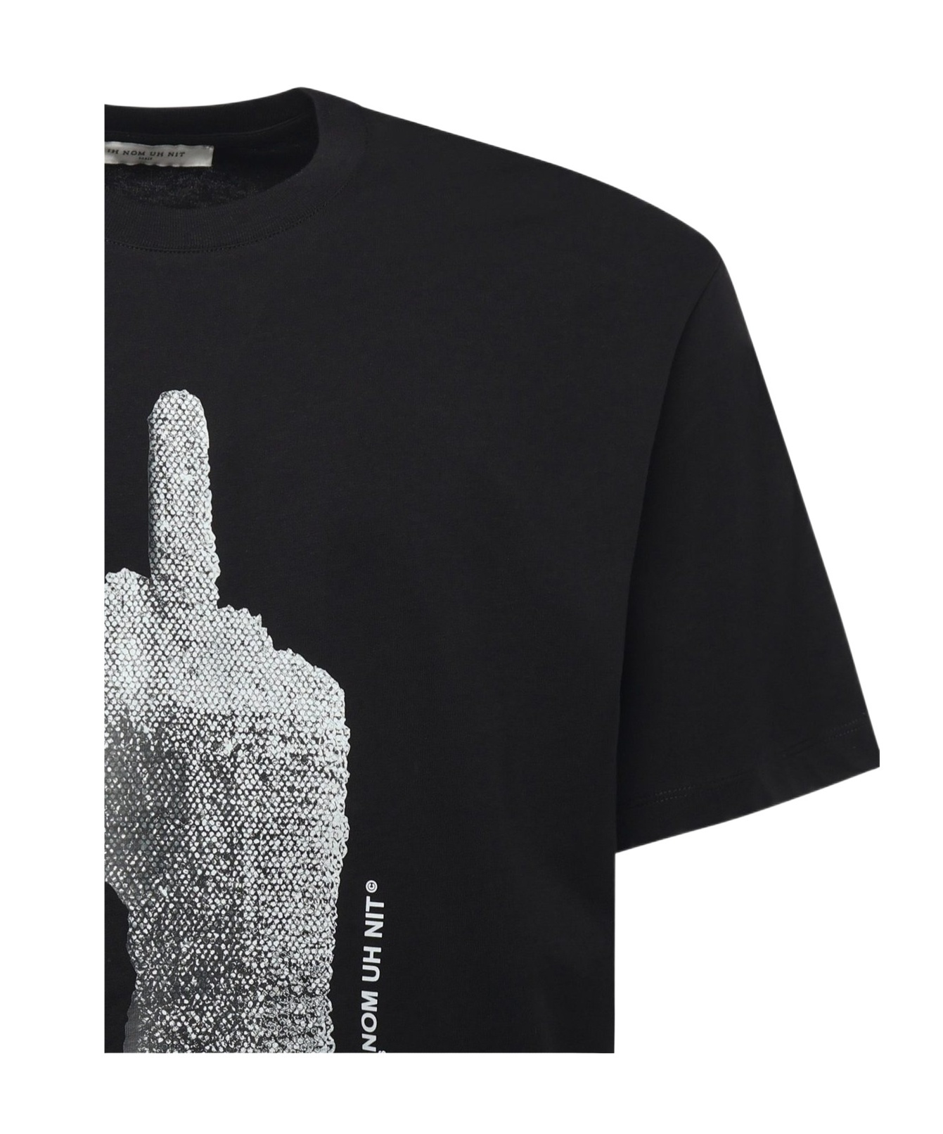 Ih Nom Uh Nit Graphic Printed Crewneck T-shirt In Black