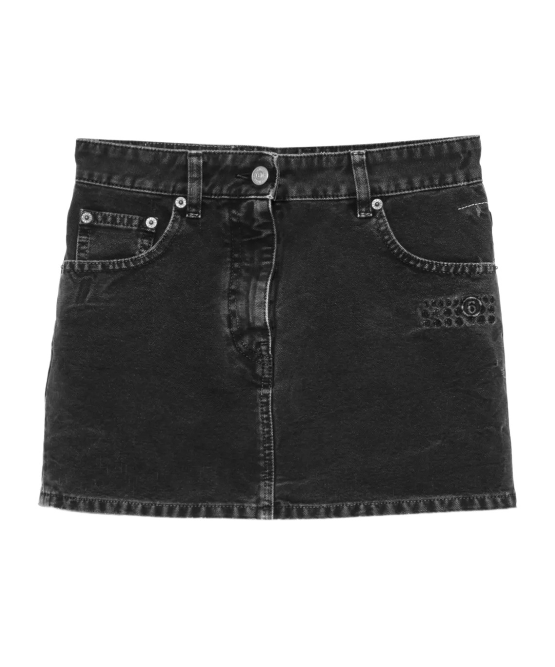 MM6 MAISON MARGIELA DENIM MINI SKIRT 