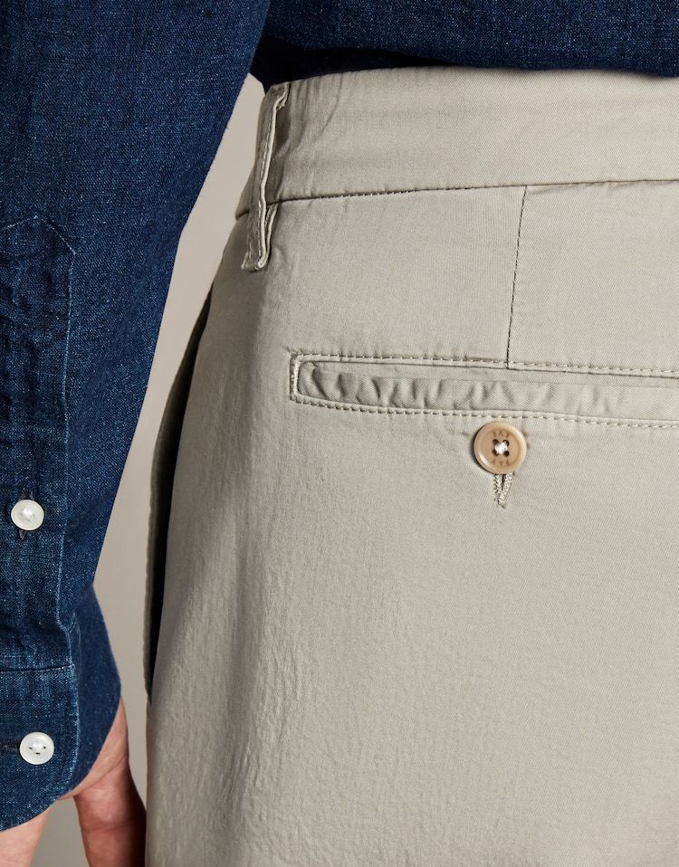 Fay Straight-leg Cotton Chinos In Nude