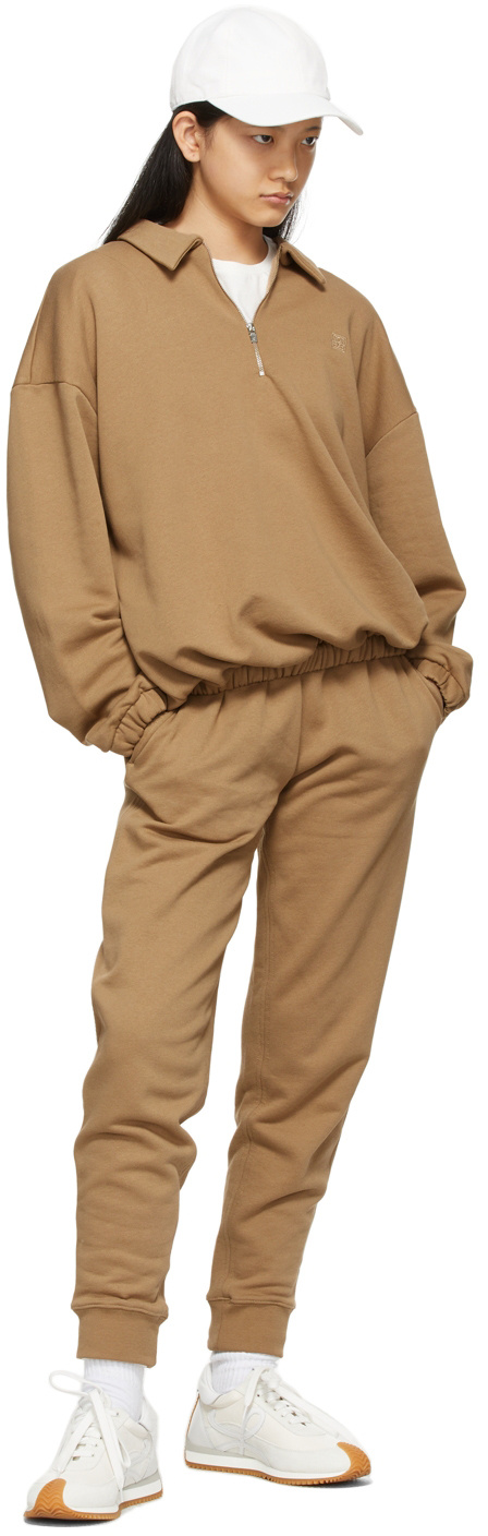 Totême Tawny Logo Sweatpants In Brown