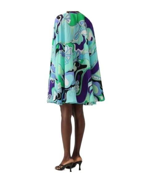 Emilio Pucci Patterned Dress In Green