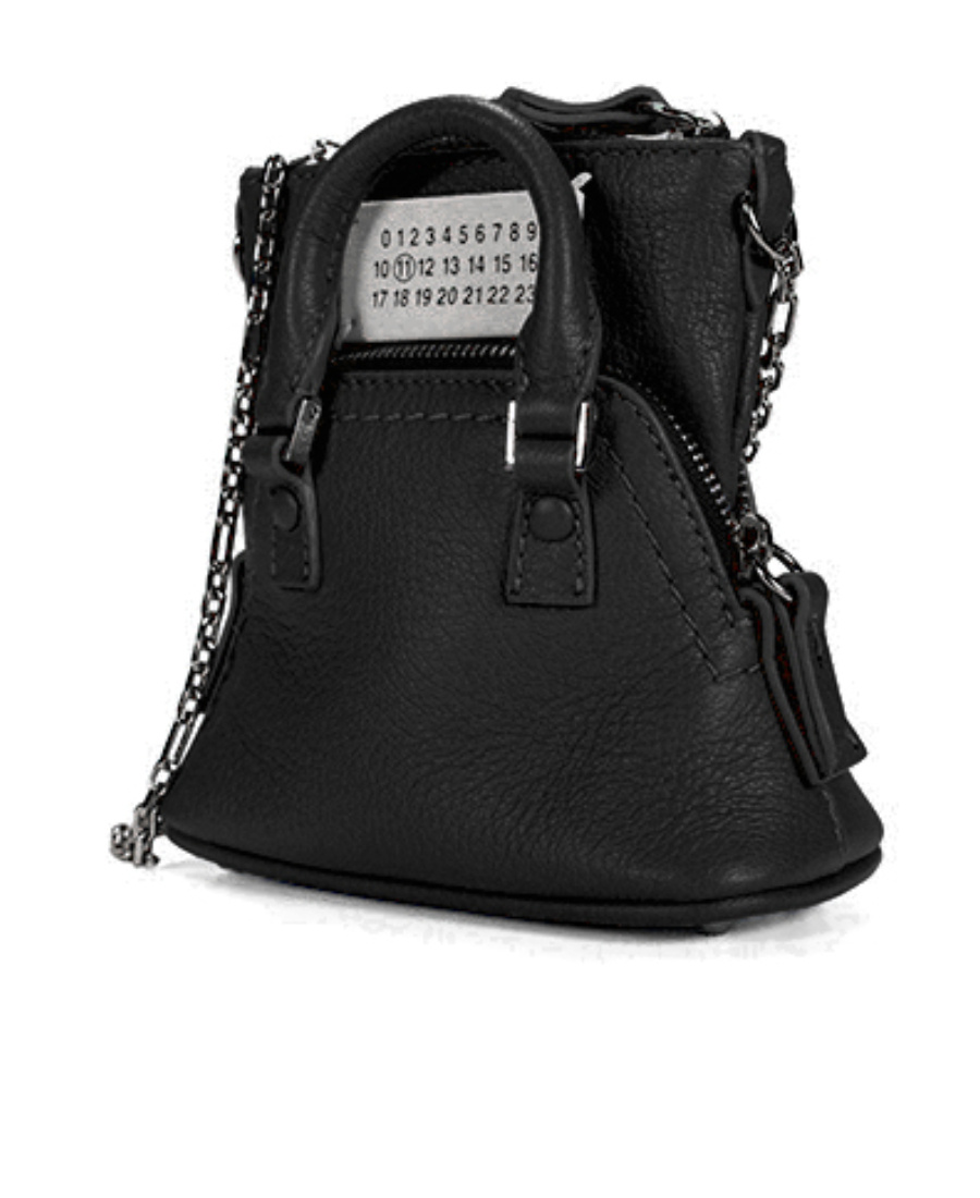 Maison Margiela 5ac Classique Baby Zipped Shoulder Bag In Black
