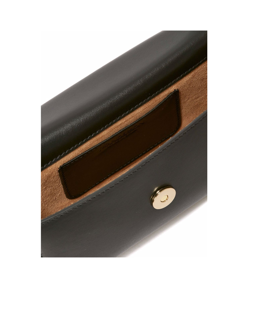 Jw Anderson Chain Baguette Anchor Bag In Black