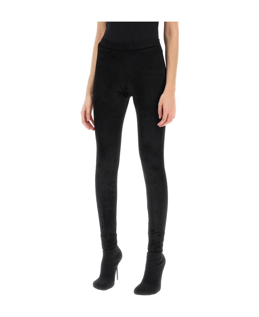 Balenciaga Fitted Classic Leggings In Black