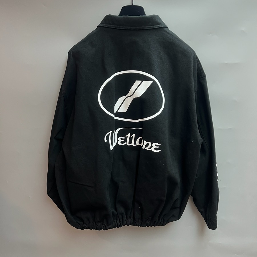 WE11 DONE WE11DONE LOGO PRINTED ZIPPED JACKET