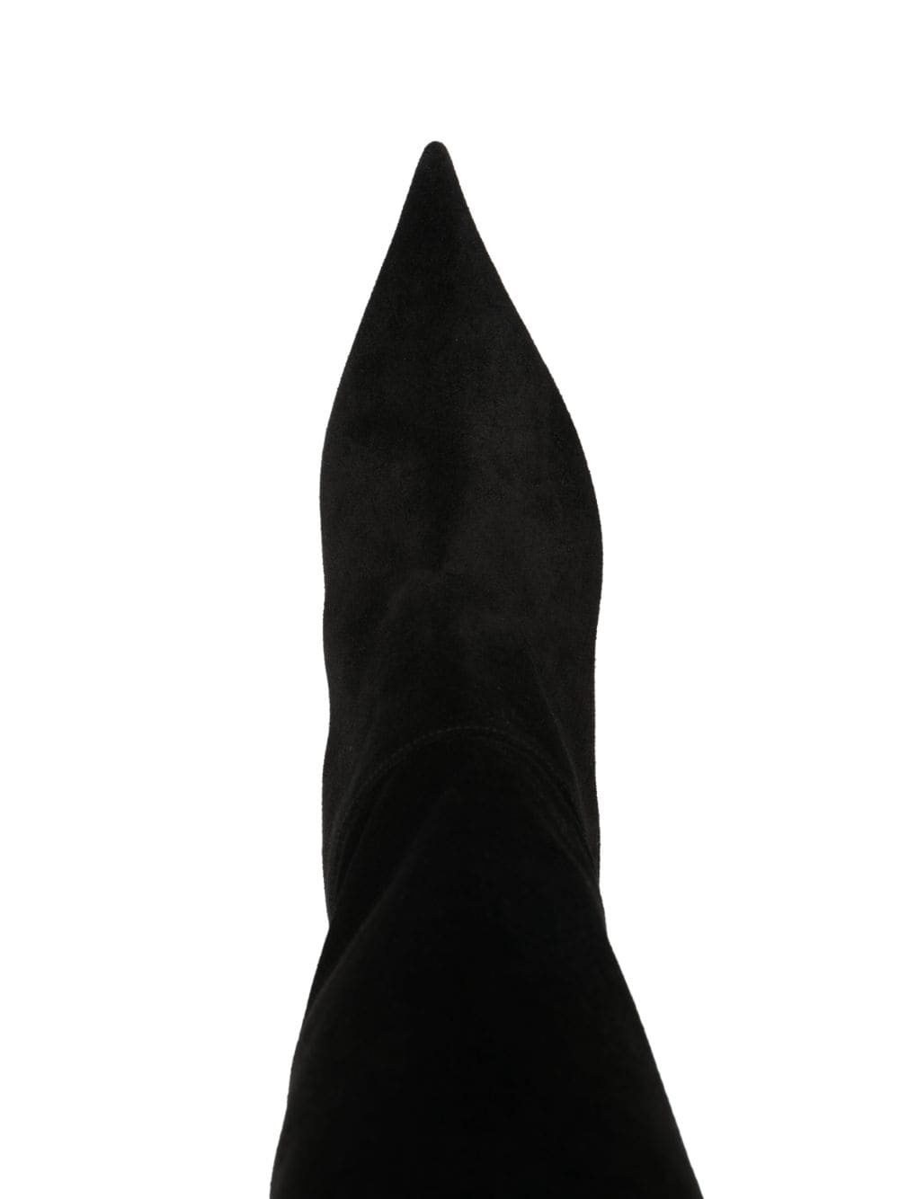 Casadei Elodie 85mm Knee-length Suede Boots In Black