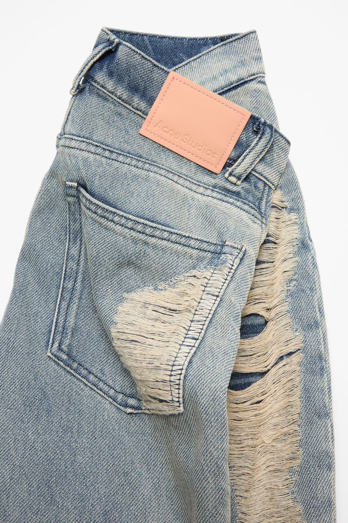 Acne Studios Belt-loop Jeans In Gray