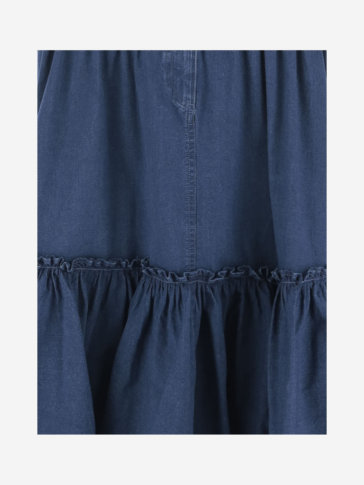 Valentino Belt-loop Skirt In Blue