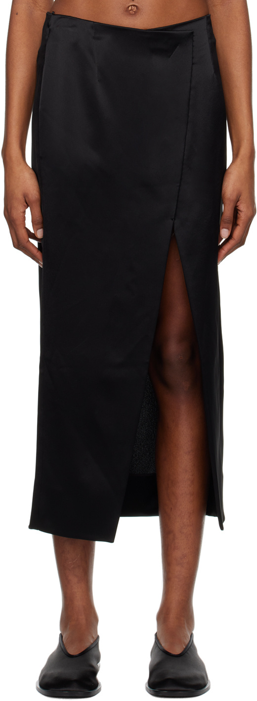 Tove Slit Skirt In Black