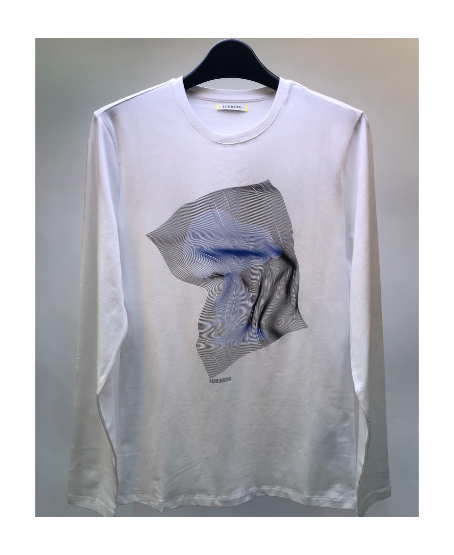 ICEBERG PRINTED LONG-SLEEVED T-SHIRT