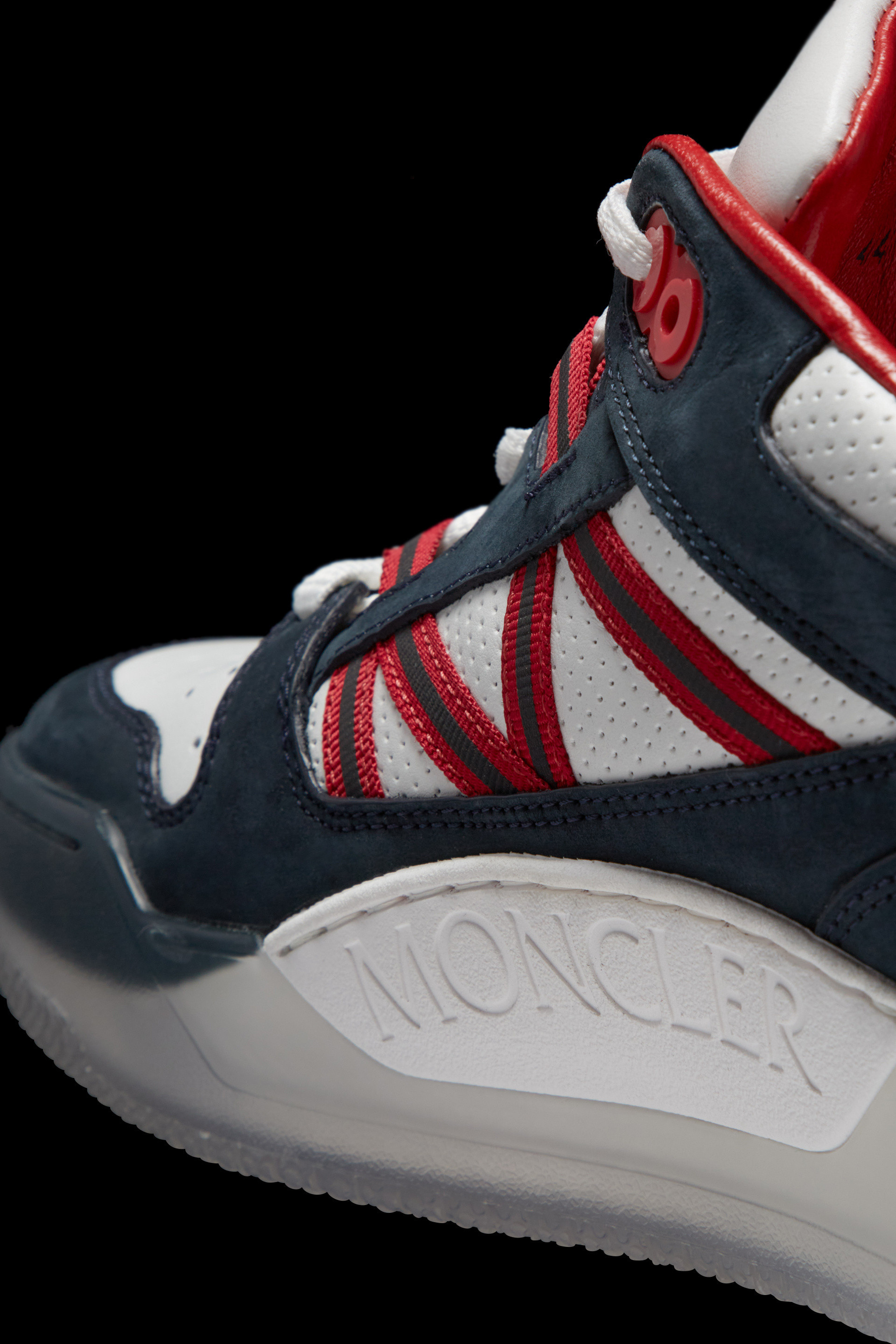Moncler Pivot Low-top Sneakers In Black