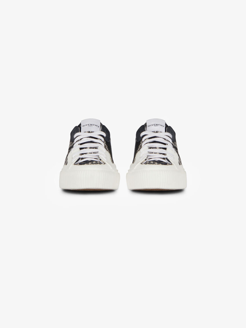 Givenchy Chain Tennis Sneakers In White