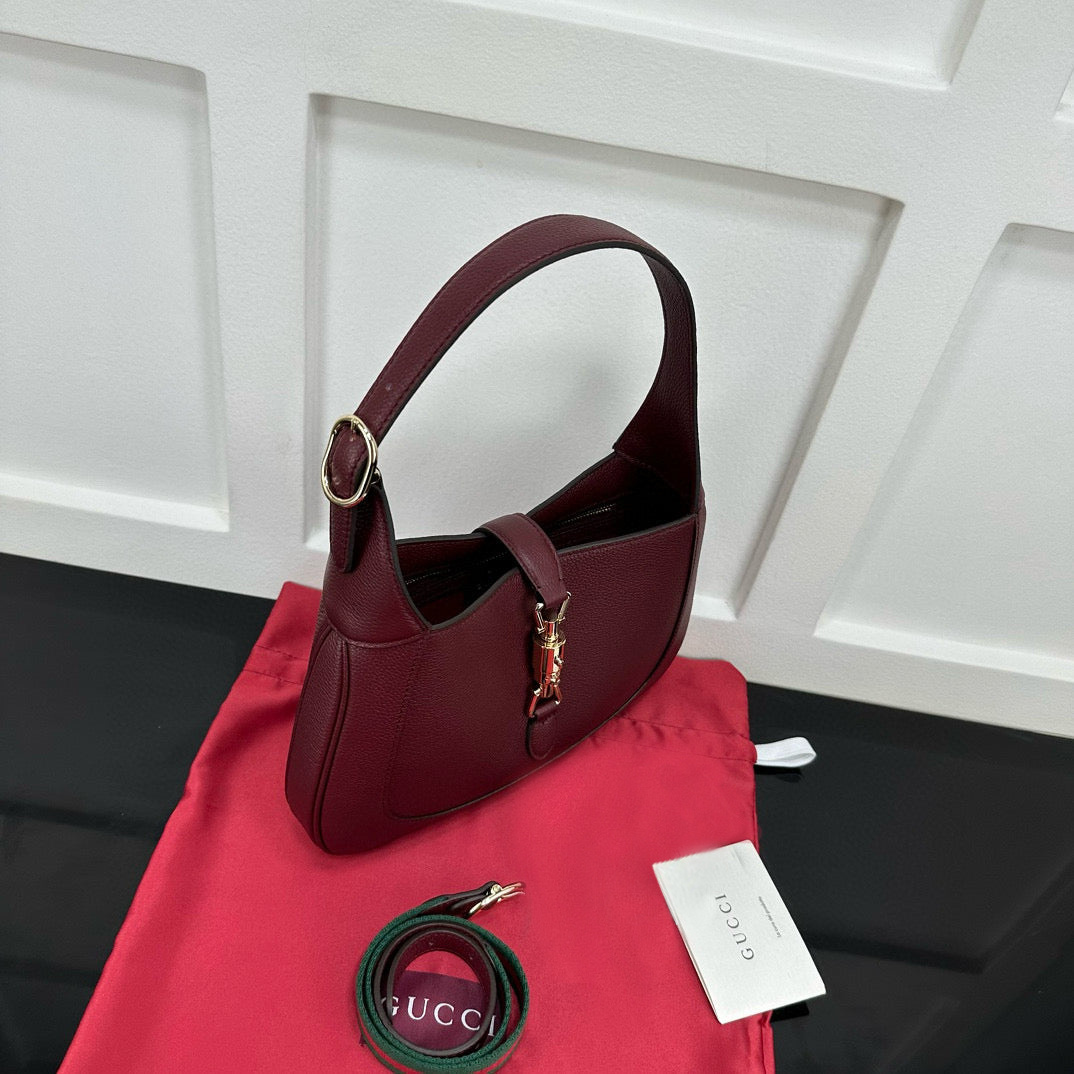 Gucci Jackie 1961 Small Shoulder Bag In Brown